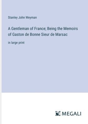 bokomslag A Gentleman of France; Being the Memoirs of Gaston de Bonne Sieur de Marsac