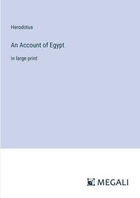 bokomslag Account of Egypt