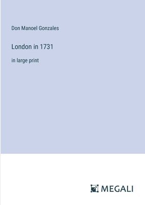 bokomslag London in 1731