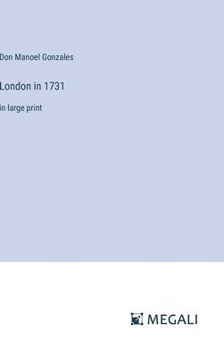 bokomslag London in 1731