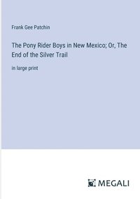 bokomslag Pony Rider Boys in New Mexico; Or, The End of the Silver Trail