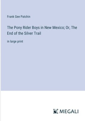 bokomslag Pony Rider Boys in New Mexico; Or, The End of the Silver Trail
