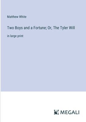 bokomslag Two Boys and a Fortune; Or, The Tyler Will
