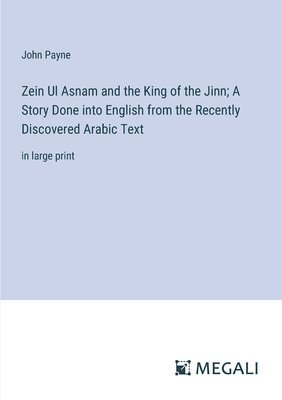 bokomslag Zein Ul Asnam and the King of the Jinn; A Story Done into English from the Recently Discovered Arabic Text