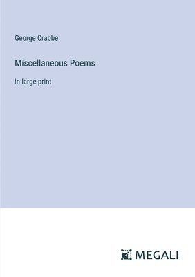 bokomslag Miscellaneous Poems