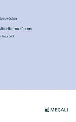 bokomslag Miscellaneous Poems