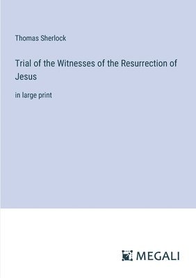 bokomslag Trial of the Witnesses of the Resurrection of Jesus