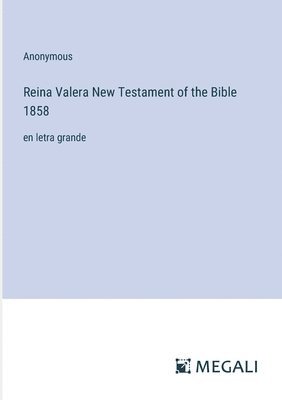 bokomslag Reina Valera New Testament of the Bible 1858