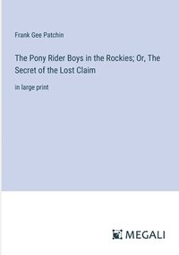 bokomslag Pony Rider Boys in the Rockies; Or, The Secret of the Lost Claim