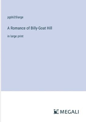 bokomslag Romance of Billy-Goat Hill