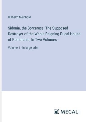 Sidonia, the Sorceress; The Supposed Destroyer of the Whole Reigning Ducal House of Pomerania, In Two Volumes 1