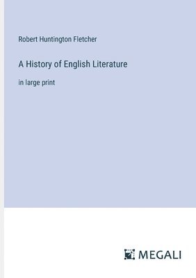 bokomslag History of English Literature
