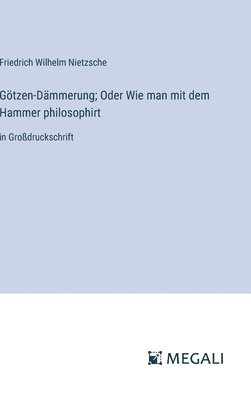 bokomslag Götzen-Dämmerung; Oder Wie man mit dem Hammer philosophirt