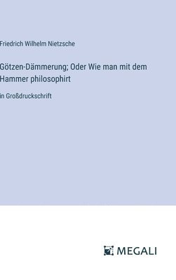 bokomslag Gtzen-Dmmerung; Oder Wie man mit dem Hammer philosophirt