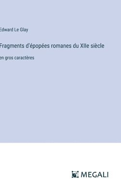 bokomslag Fragments d'épopées romanes du XIIe siècle