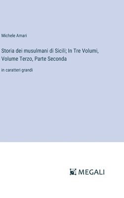bokomslag Storia dei musulmani di Sicili; In Tre Volumi, Volume Terzo, Parte Seconda