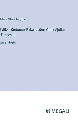Sulikki; Kertomus Pakanuuden Viime Ajoilta Hämeessä
