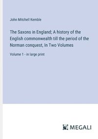 bokomslag Saxons in England; A history of the English commonwealth till the period of the Norman conquest, In Two Volumes