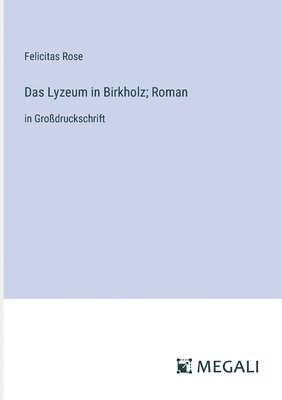 bokomslag Das Lyzeum in Birkholz; Roman