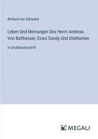 bokomslag Leben Und Meinungen Des Herrn Andreas Von Balthesser, Eines Dandy Und Dilettanten