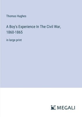 bokomslag A Boy's Experience In The Civil War, 1860-1865