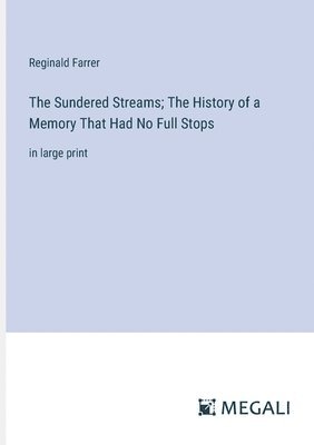 bokomslag Sundered Streams; The History of a Memory That Had No Full Stops