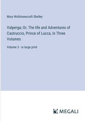 Valperga; Or, The life and Adventures of Castruccio, Prince of Lucca, In Three Volumes: Volume 3 - in large print 1