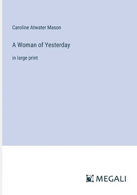 bokomslag Woman of Yesterday