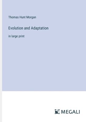 bokomslag Evolution and Adaptation