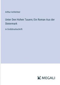bokomslag Unter Den Hohen Tauern; Ein Roman Aus der Steiermark