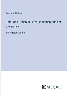 Unter Den Hohen Tauern; Ein Roman Aus der Steiermark 1