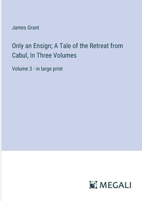 bokomslag Only an Ensign; A Tale of the Retreat from Cabul, In Three Volumes