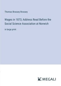bokomslag Wages in 1873; Address Read Before the Social Science Association at Norwich