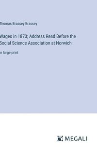 bokomslag Wages in 1873; Address Read Before the Social Science Association at Norwich