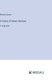 bokomslag A history of Italian literature