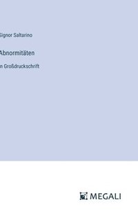bokomslag Abnormitäten
