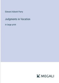 bokomslag Judgments in Vacation