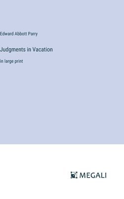 Judgments in Vacation 1