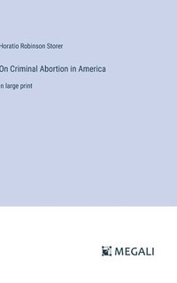 bokomslag On Criminal Abortion in America