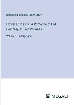 Flower O' the Lily; A Romance of Old Cambray, In Two Volumes 1