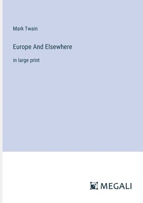 bokomslag Europe And Elsewhere