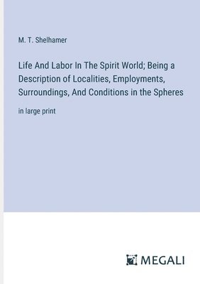 M T Shelhamer, M. T. Shelhamer - Life And Labor In The Spirit World; Being a Description of Localities, Employments, Surroundings, And Conditions in the Spheres, Häftad