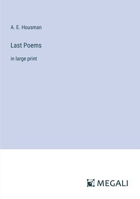 bokomslag Last Poems