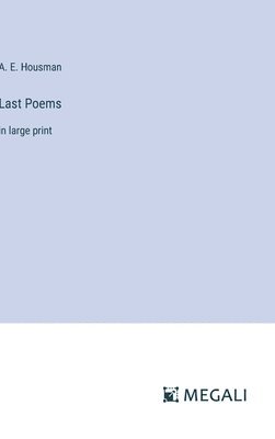 Last Poems 1