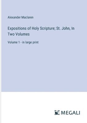 bokomslag Expositions of Holy Scripture; St. John, In Two Volumes
