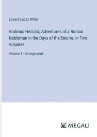bokomslag Andivius Hedulio; Adventures of a Roman Nobleman in the Days of the Empire, In Two Volumes