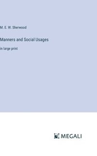 bokomslag Manners and Social Usages