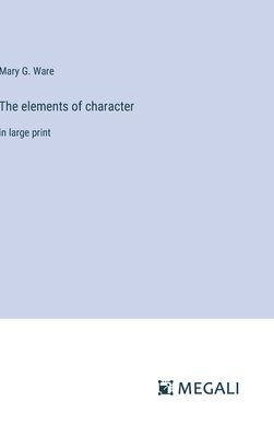 bokomslag elements of character