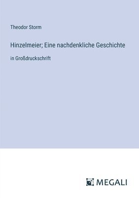 bokomslag Hinzelmeier; Eine nachdenkliche Geschichte