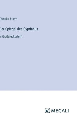 Theodor Storm - Spiegel des Cyprianus, Inbunden